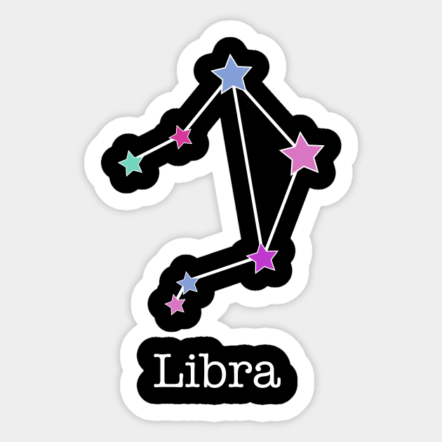 A Zodiac Sign Test Libra Sticker by Helena Morpho 